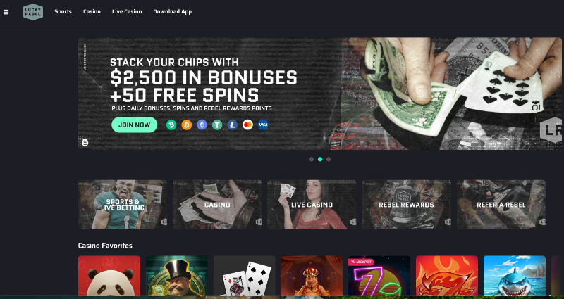 LuckyRebel offshore sportsbook